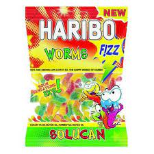 Haribo Worms Fizz 70g