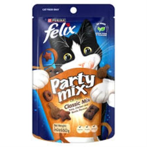 Purina Felix Party Mix Cat Treats Classic Mix 60g