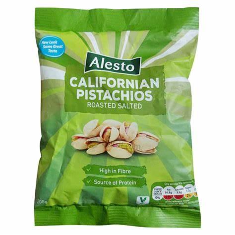 Alesto Californian Roasted & Salted Pistachios 200G