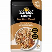 Sunsol Natural Muesli Almonds, Cashews, Macadamias & Walnuts 500g