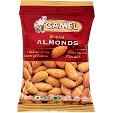 Camel Roasted Almonds Cholesterol Free 40g