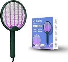 4 In 1 Folding Electric Mosquito Swatter