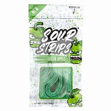 Sour Strips Green Apple 104g