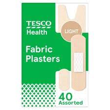 Tesco Health Fabric 40 Plasters