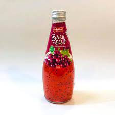 Basil Seed Drink Red Grape 290 ml