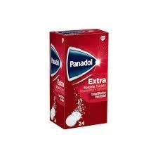 Panadol Extra Soluble Extra Effective Pain Relief 24 Tablets