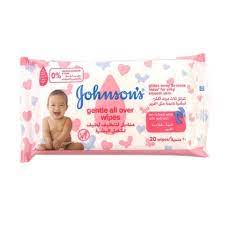 Johnsons Gentle All Over Wipes (20 Wipes)