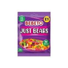 Bebeto Just Bears With Fruit Juice 150g