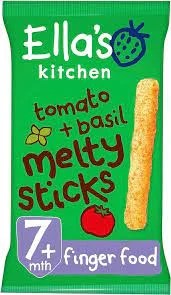 Ellas Kitchen Tomato & Basil Melty Sticks 16g