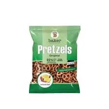 Baker Pretzel Original 55% Less Fat Oven Baked Than Regular Fried Chips Lemon & Chili 23g