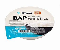 Bap Cooked Sticky White Rice 210 g