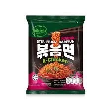 Bibigo Korean Style Stir Fried Ramyun Smoky k Chicken 122g