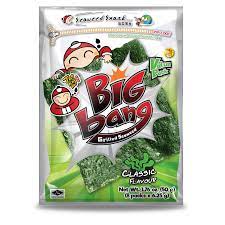 Big Bang Classic Flavour Grilled Seaweed (8 x 6.25g Packs) 50g