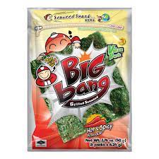 Big Bang Grilled Seaweed Tom Yum Goong Flavour (6.25g X 8 Packs)