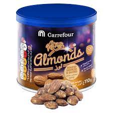 Carrefour Roasted Smoked & Salted Almonds 110g