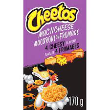 Cheetos MAC N Cheese Four Cheesy Flavor Pasta With Flavored Sauce 170g