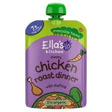 Ellas Kitchen Cheery Chicken Roast Dinner With Stuffing 130g (7+ Months)