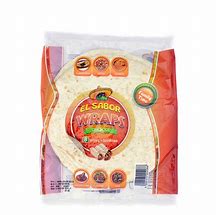 El Sabor Wraps Original 8 Tortillas Small 144g