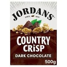 Jordans Country Crisp Delicious Crispy & Crunchy Oat Clusters With With Dark Chocolate 500g