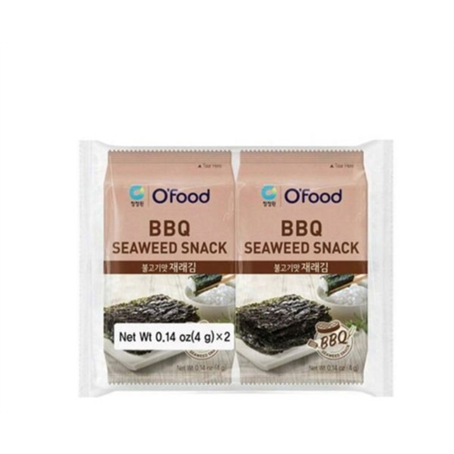 OFood BBQ Seaweed Snack 4g ( 1 Pack )