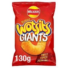 Walkers Baked Wotsits Giants Sweet & Spicy 130g