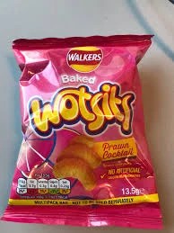 Walkers Baked Wotsits Prawn Cocktail Chips 13.5g