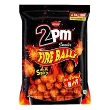 Asian 2Pm Snacks Fire Balls 2x Spicy 60g