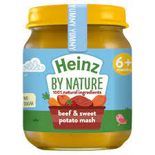 Heinz By Nature Beef & Sweet Potato Mash 110g