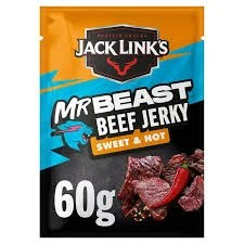 Jack Links Mr.Beast Beef Jerky Sweet & Hot 60g