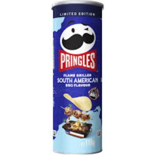 Pringles Flame Grilled South American BBQ Flavour 118g