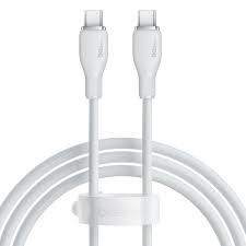 Baseus Pudding Fast Charging Cable C To C 100w 1.2m White