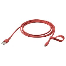 IKEA LILLHULT USB-A To Lightning Red 1.5m