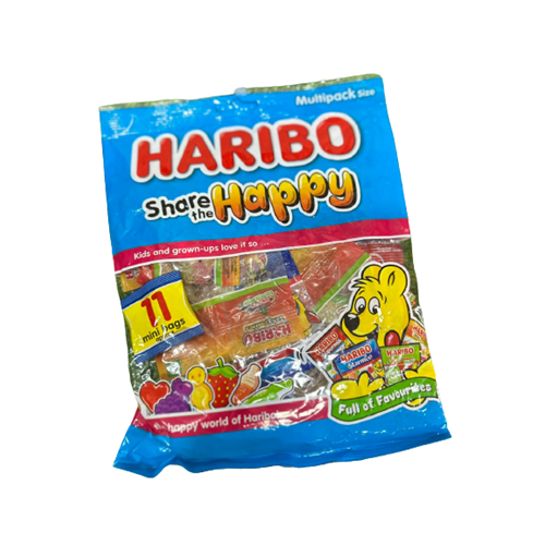 Haribo Share The Happy Multipack Size (11 Mini Bags) 176g