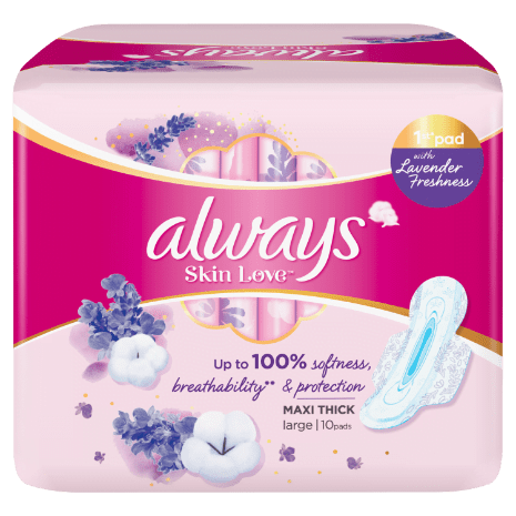 Always Pads Skin Love Pink