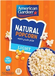 American Garden Natrural Popcorn Light 240g