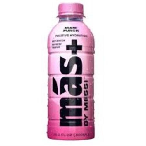 Mas+ By Messi Miami Punch Positive Hydration 500ml