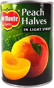 Del Monte Peach Halves In Syrup 420g