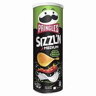 Pringles Sizzling Medium Kicking Sour Cream 180g