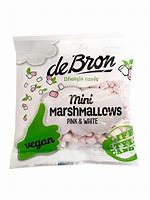 De Bron Vegan Mini Marshmallows Pink & White 75g