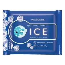 Watsons Ice Deodorant Body Wipes (10 Wipes)