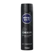 Nivea Men Deep Black Carbon Body Spray 150ml