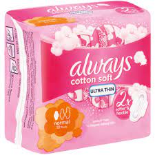 Always Cottony Soft Ultra Thin Night Wings 7 Pads