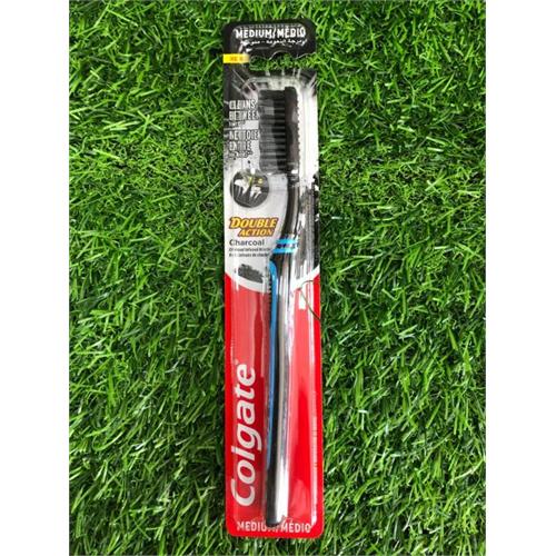 Colgate Double Action Charcoal Toothbrush (Medium)
