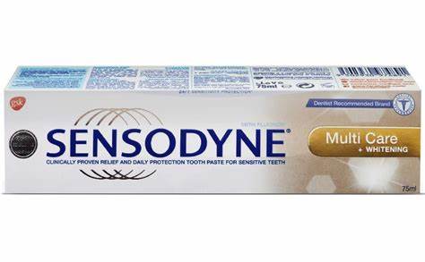 Sensodyne Multi Care + Whitening Toothpaste 50ml