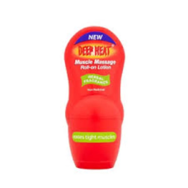 Deep Heat Muscle Massage Roll-on Lotion Herbal Fragrance 50ml