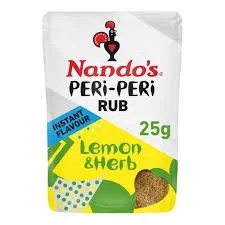 Nandos Peri Peri Rub Lemon & Herb Extra Mild 25g