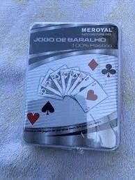 Meroyal Plastic Coated Playing Cards Jogo De Baralho 100% Plastico