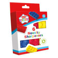 Kids Create 6 Novelty Sharpeners