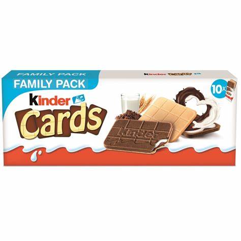 Kinder Cards 256g 10 Pack Box