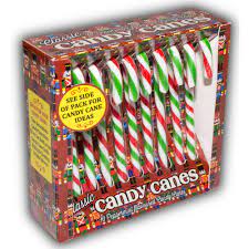 10x Peppermint Flavour Classic Candy Canes 100g